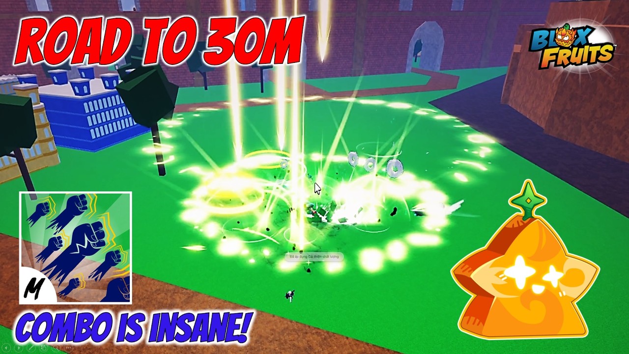 Road to 30M Bounty || INSANE LIGHT combo in Blox Fruits