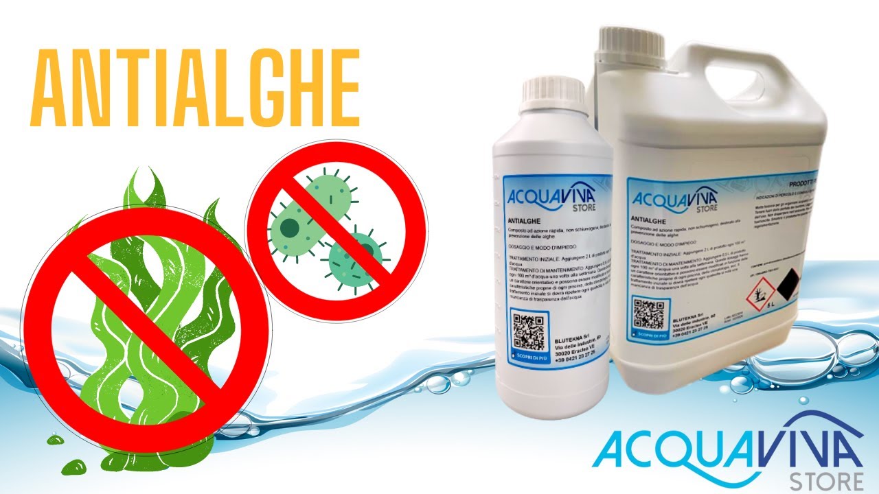 Come si usa l'antialghe in piscina?
