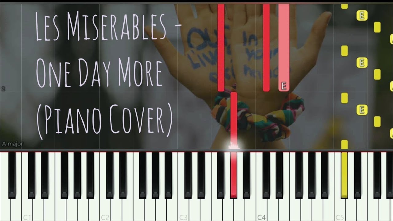 Les Miserables - One Day More | Piano Pop Song Tutorial