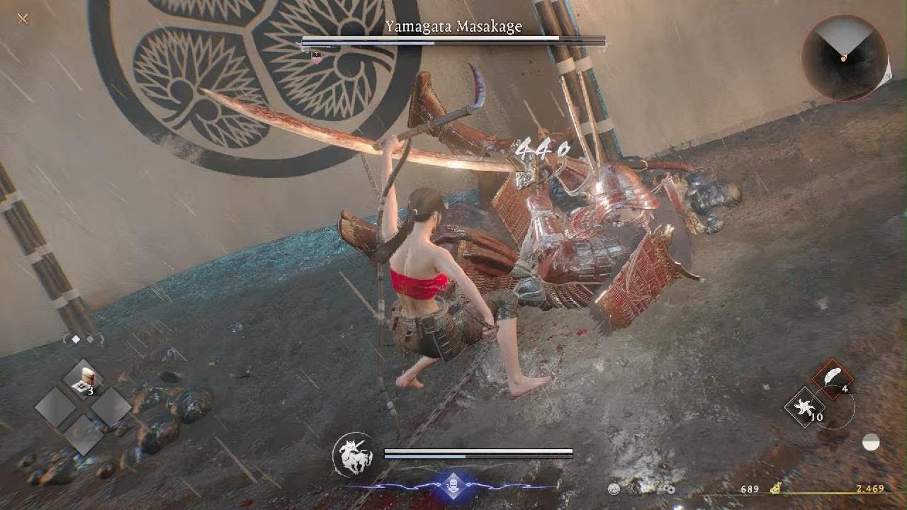 Nioh 3 Level 1 no hit Yamagata masakage