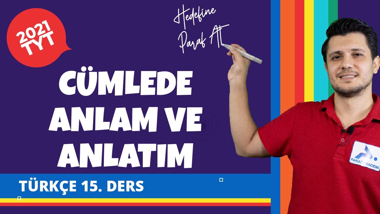 C&uuml;mlede Anlam ve Anlatım | 2022 TYT T&uuml;rk&ccedil;e Konu Anlatımları | Kitap HEDİYE!!! #tyttrkc