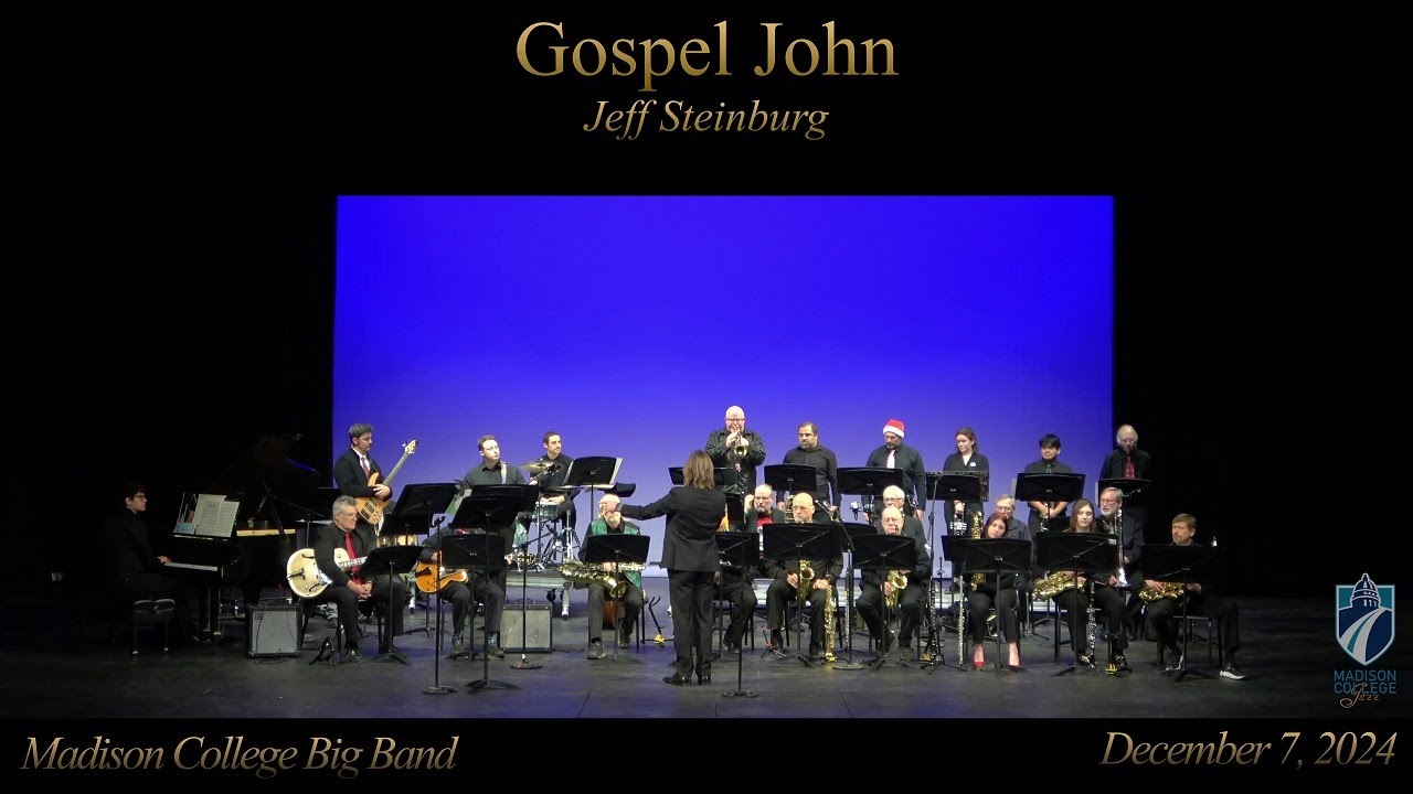 Madison College Big Band, December 7, 2024 Concert