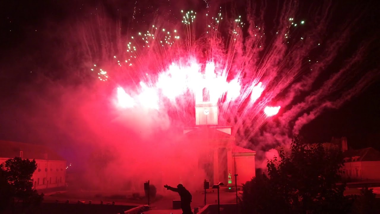Spectacle pyrotechnique - Sennecey-le-Grand - 26 ao&ucirc;t 2018