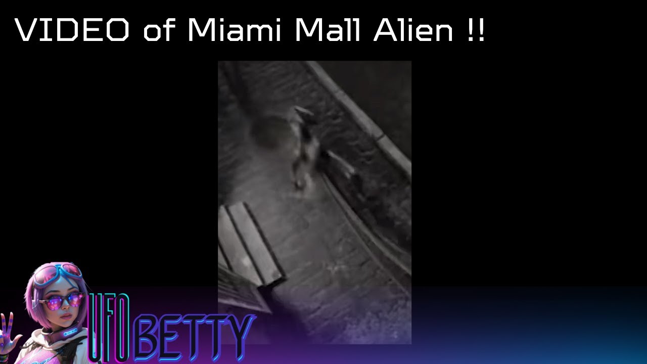 VIDEO!! Miami Mall Alien caught on camera