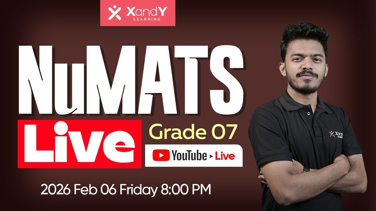 NuMATS 2026: Grade 7 Maths Full Marks 🎯 | Previous Year Questions | NuMATS | XandY Class 07