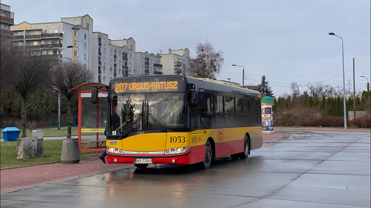 Solaris Urbino 10 III #1053 (MZA Warszawa) [🚍207]