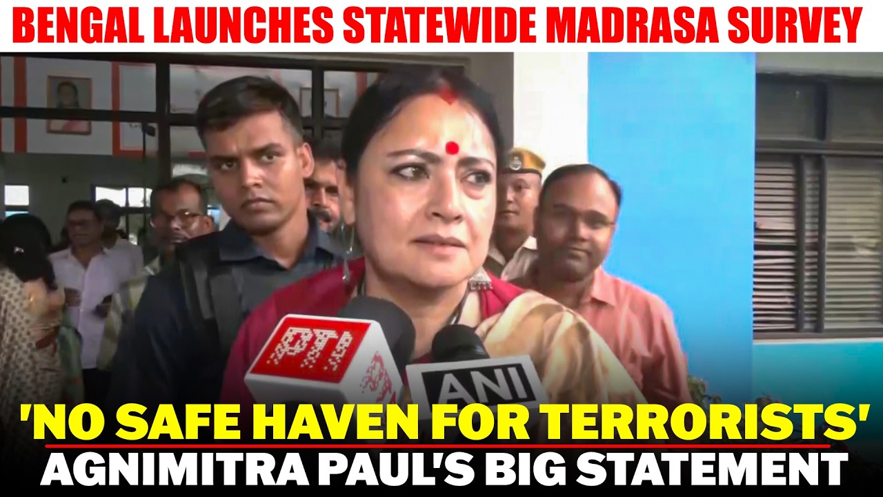 Bengal Minister Agnimitra Paul Backs Madrasa Survey, Warns Against Terror Safe Havens | BJP | Muslim