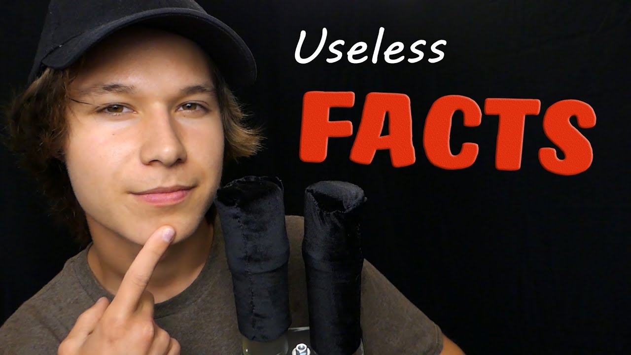 ASMR Whispering Useless Facts (Ear to Ear)