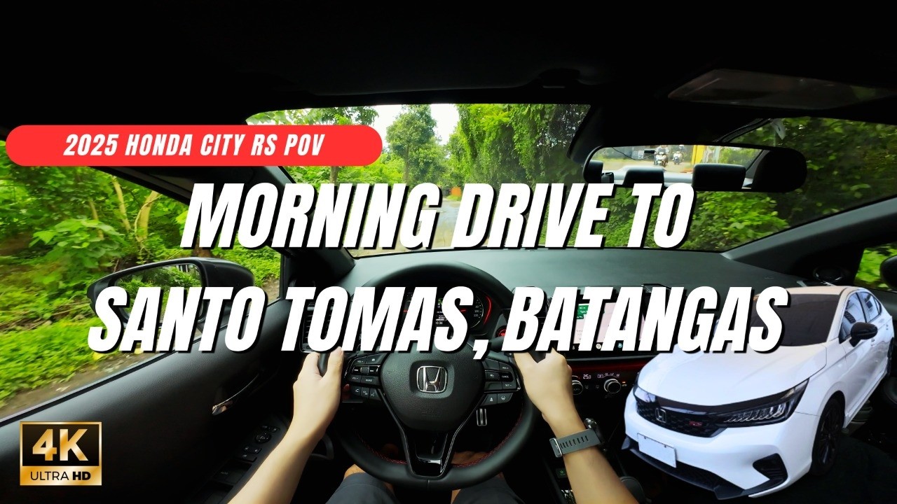 2025 Honda City RS POV | ASMR | Morning drive going to Santo Tomas, Batangas
