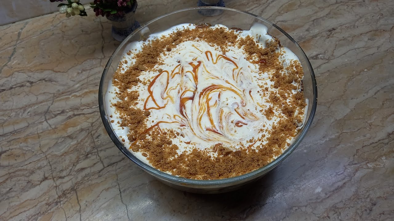 ButterScotch Creamy Delight Recipe By ZahraMe