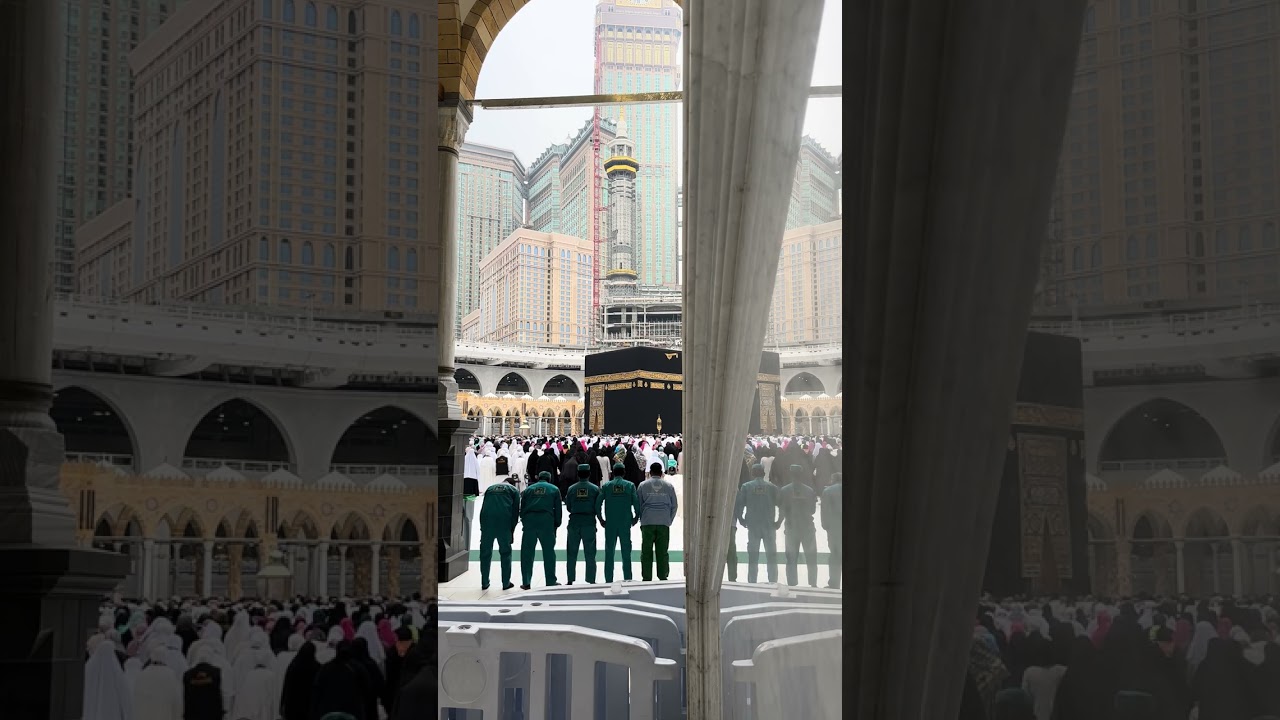 صلاه العصر من المسجد الحرام الثلاثاء 23-4-1445 للشيخ فيصل غزاوي إقامه وتبليغ السيد تركي الحسني