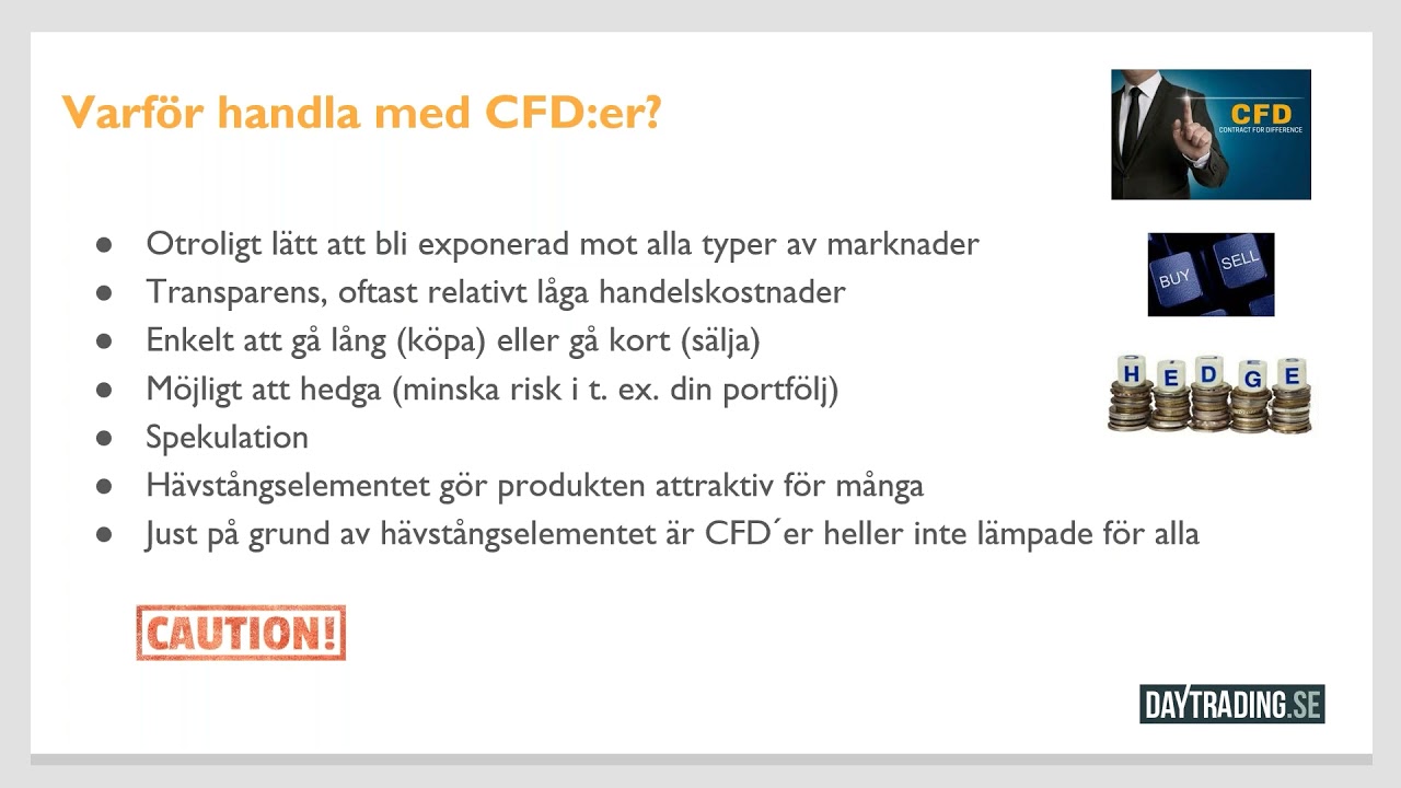 Vad &auml;r CFD-handel?