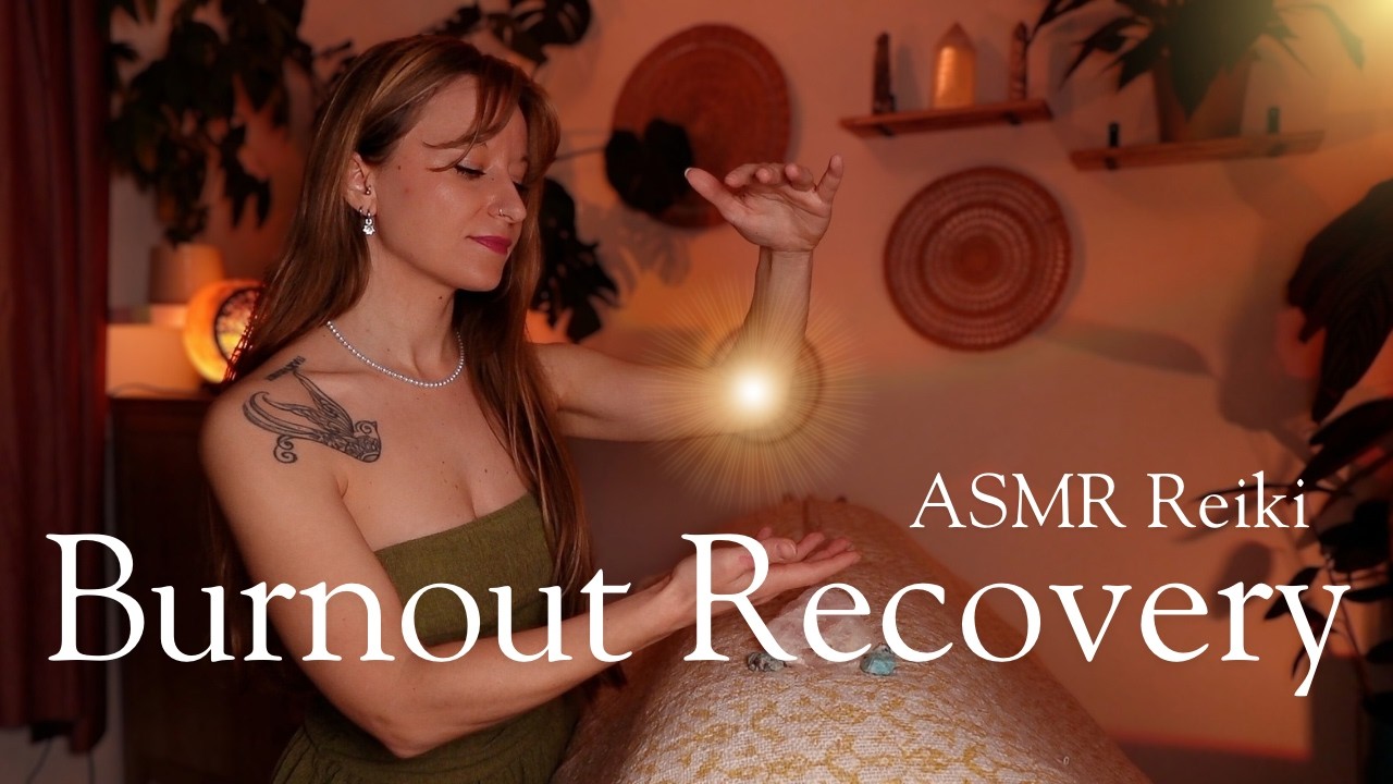 ASMR Reiki for Burnout Recovery 🌙 Nervous System Reset & Deep Relaxation 🪐 