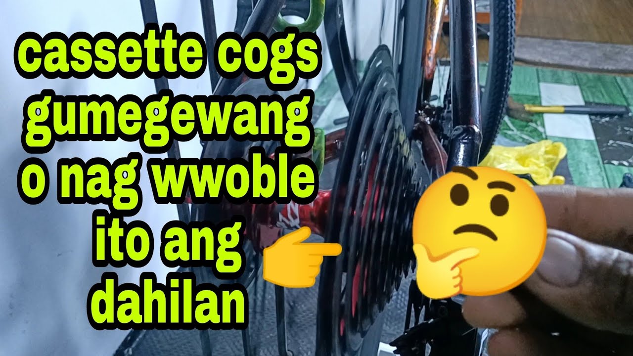 PAANO AYUSIN ANG GEWANG OR WOBBLE NG SPROCKET NA CASSETTE TYPE??