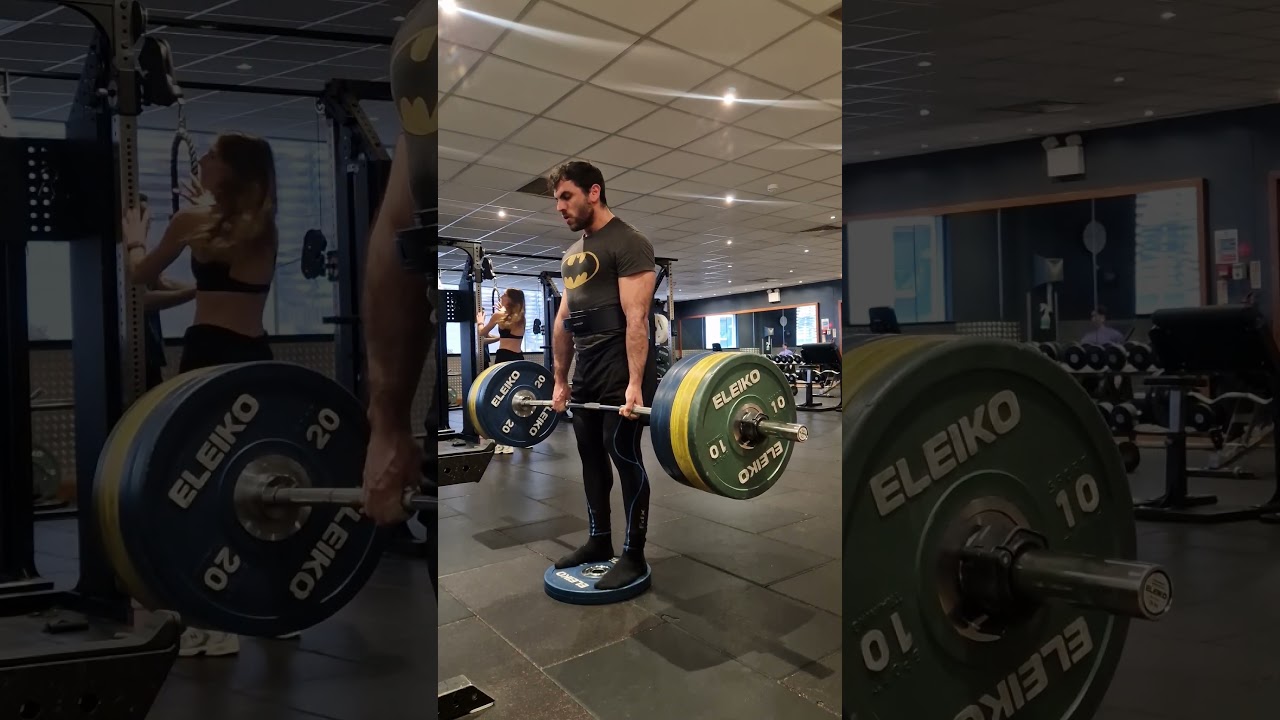 Deficit Deadlifts 180kg | 8 reps
