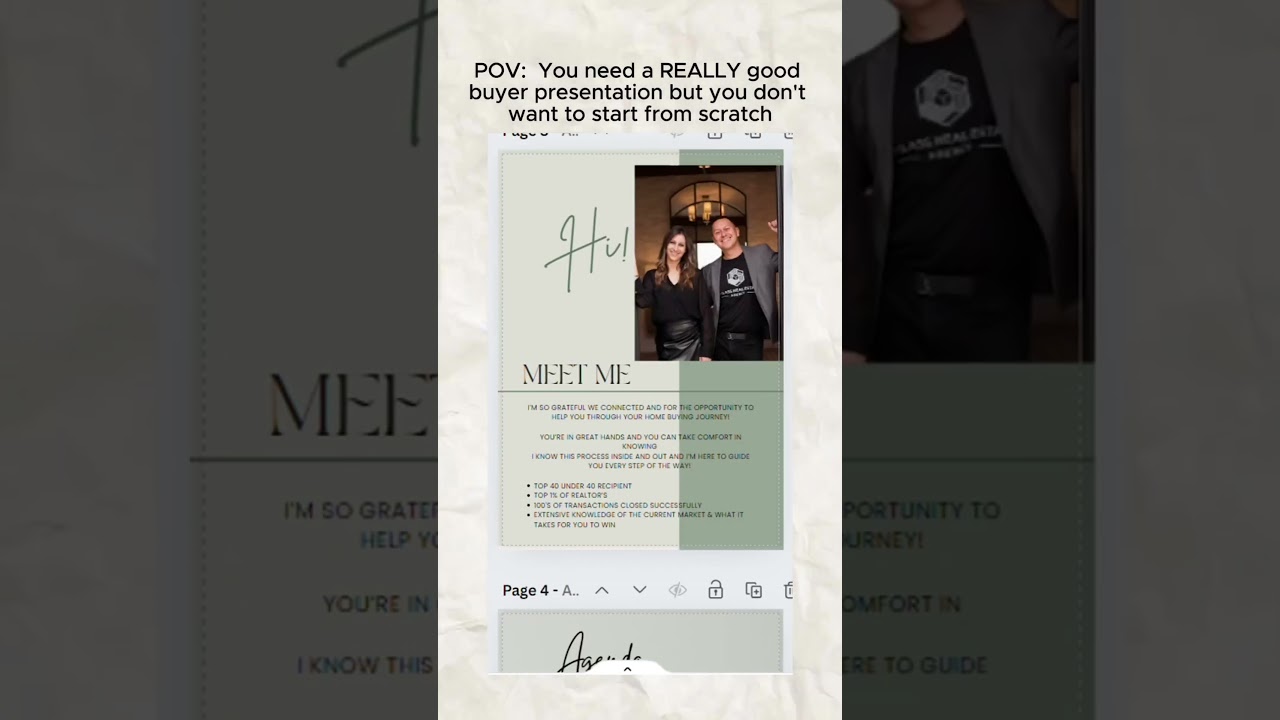 POV: You need a REALLY good buyer presentation but you don't want to start from scratch