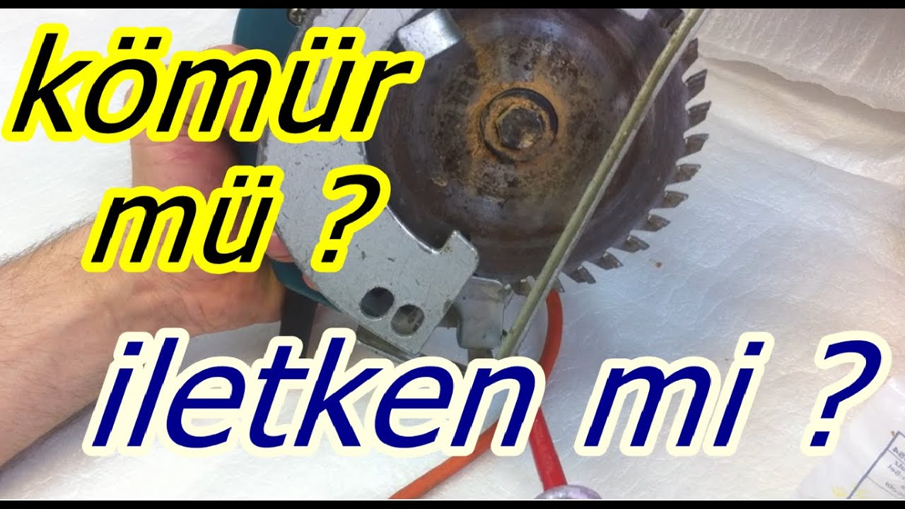 Motor Kömürü Değişimi - Motorlu El Testere Tamiri - Kömür İletken mi?