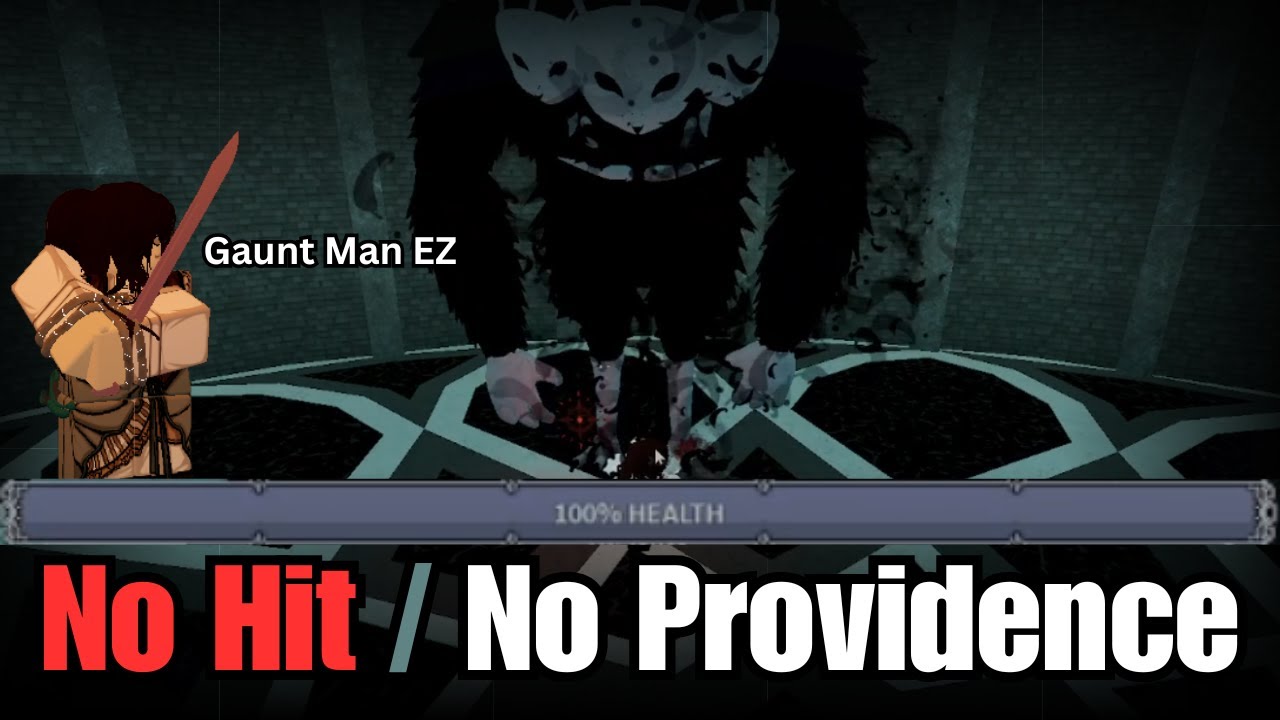 The Gaunt Man Trial with a Messer (No Hit / No Providence Thorns) | Deepwoken