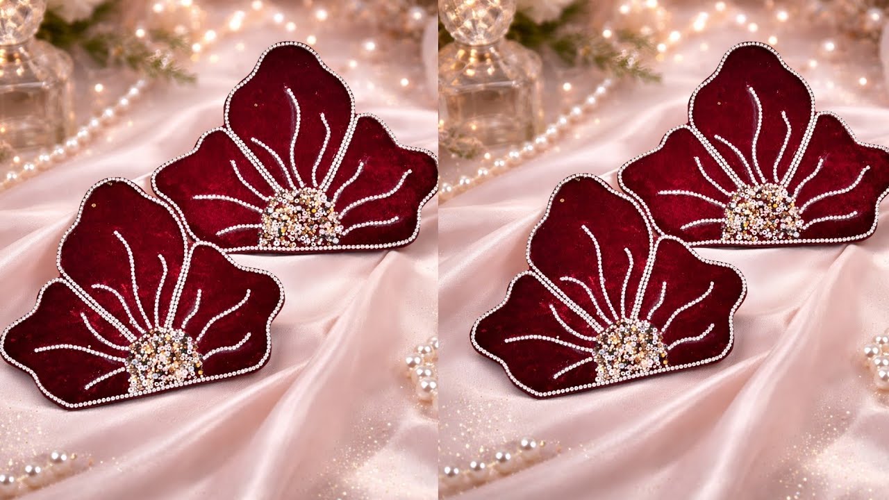 Premium Luxury Handwork Patch ✨ Elegant Designer Detail for Modern Dresses #weeding #luxury 