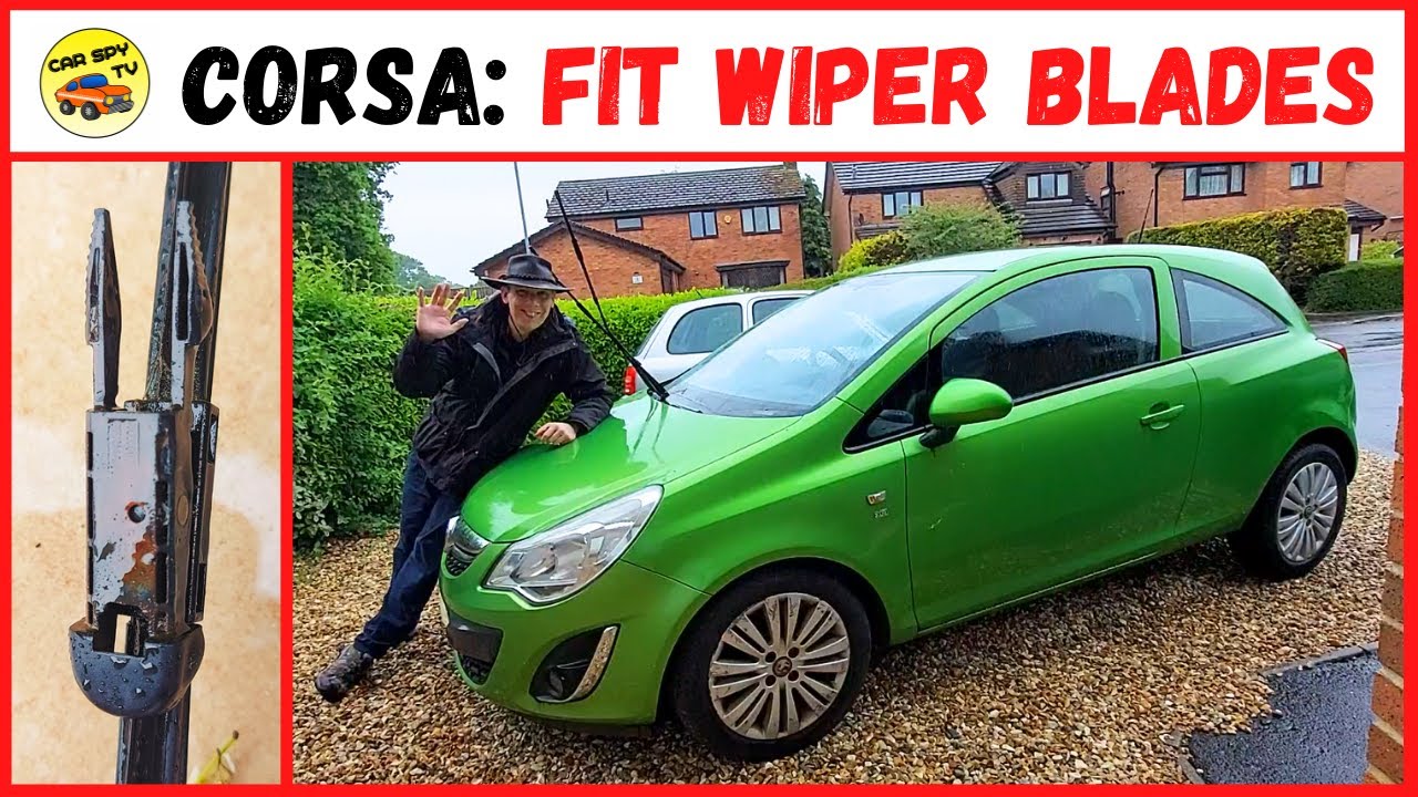Vauxhall Corsa D: Windscreen Wiper Blades (Opel Corsa D)
