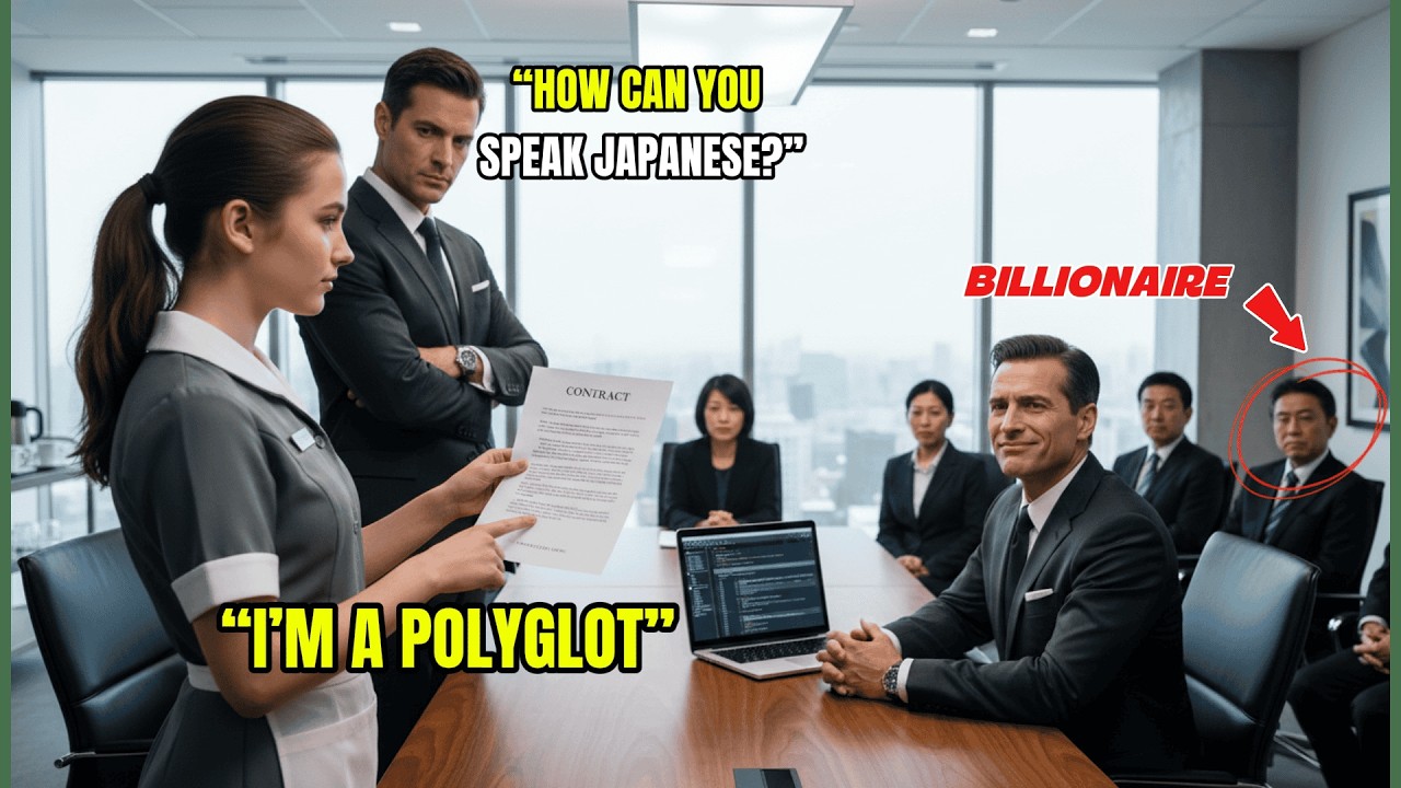 No One Spoke Japanese, Billionaire Got Furious — Maid’s Daughter Answered Fluently