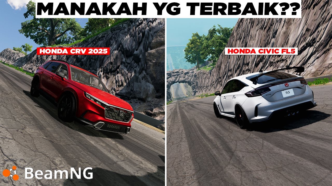 Turunan Extreme‼️ Mobil Manakah Yg Berhasil Sampe Paling Bawah 😯😯 BeamNG Drive Gameplay Indonesia