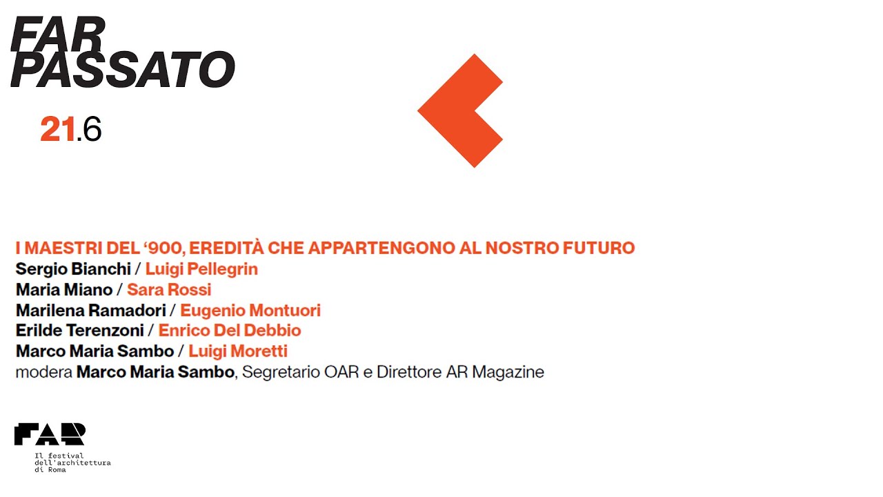 I Maestri del ‘900. Eredità che appartengono al nostro futuro | FAR 25