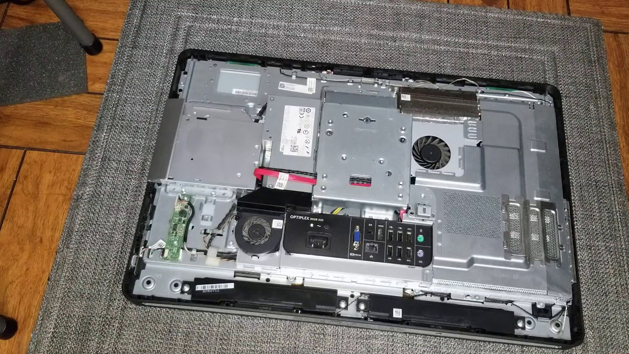 DELL Optiplex 9020 AIO Disassembly for Hard Drive HDD SSD RAM Upgrade Replacement