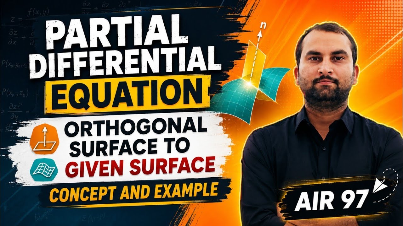 Orthogonal Surfaces | Partial Differential Equation (PDE) |Concept with Examples #bsc #btech