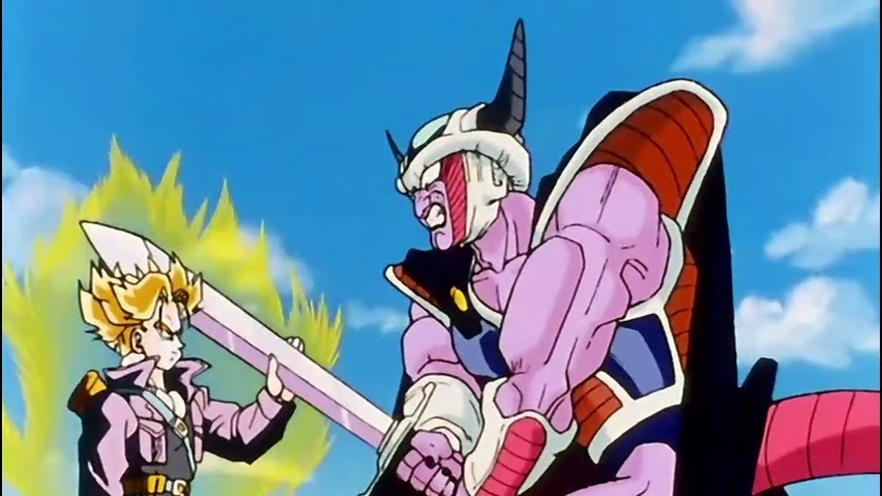 TRUNKS mata o Rei Cold (pai de FREEZA) - Dragon Ball Z (Saga dos Androides)