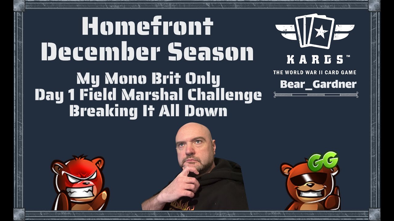Homefront Day 1 FM Mono Brit Challenge Overview