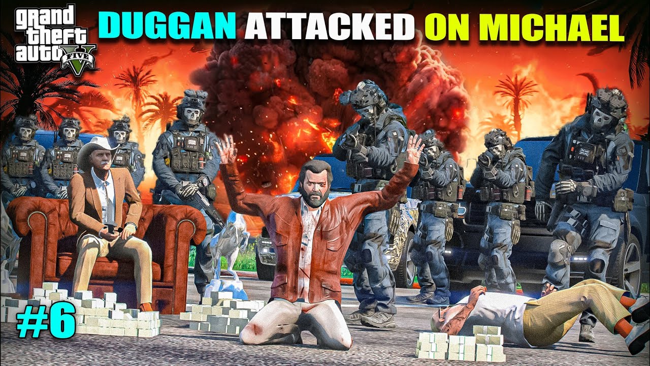 BIGGEST MAFIA TRAPPED MICHAEL AND TREVOR | GTA V GAMEPLAY #gta5gameplay 