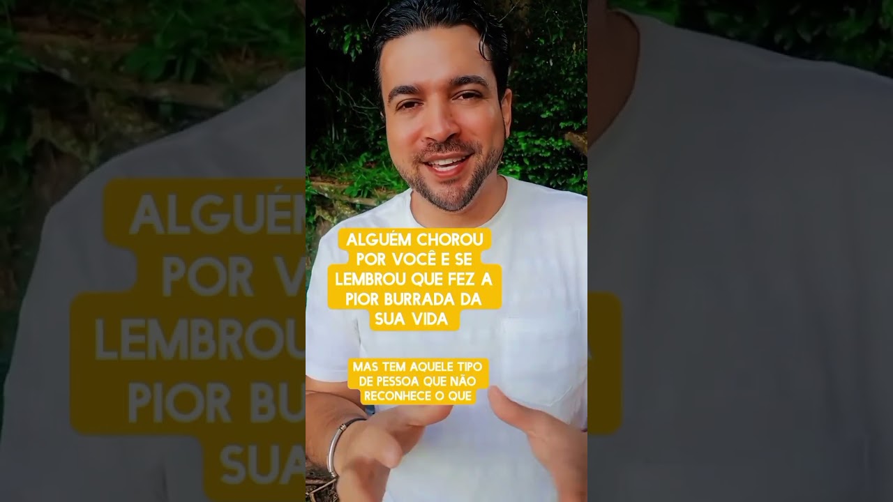 Alguém chorou por você e se lembrou que fez a pior burrada da sua vida 