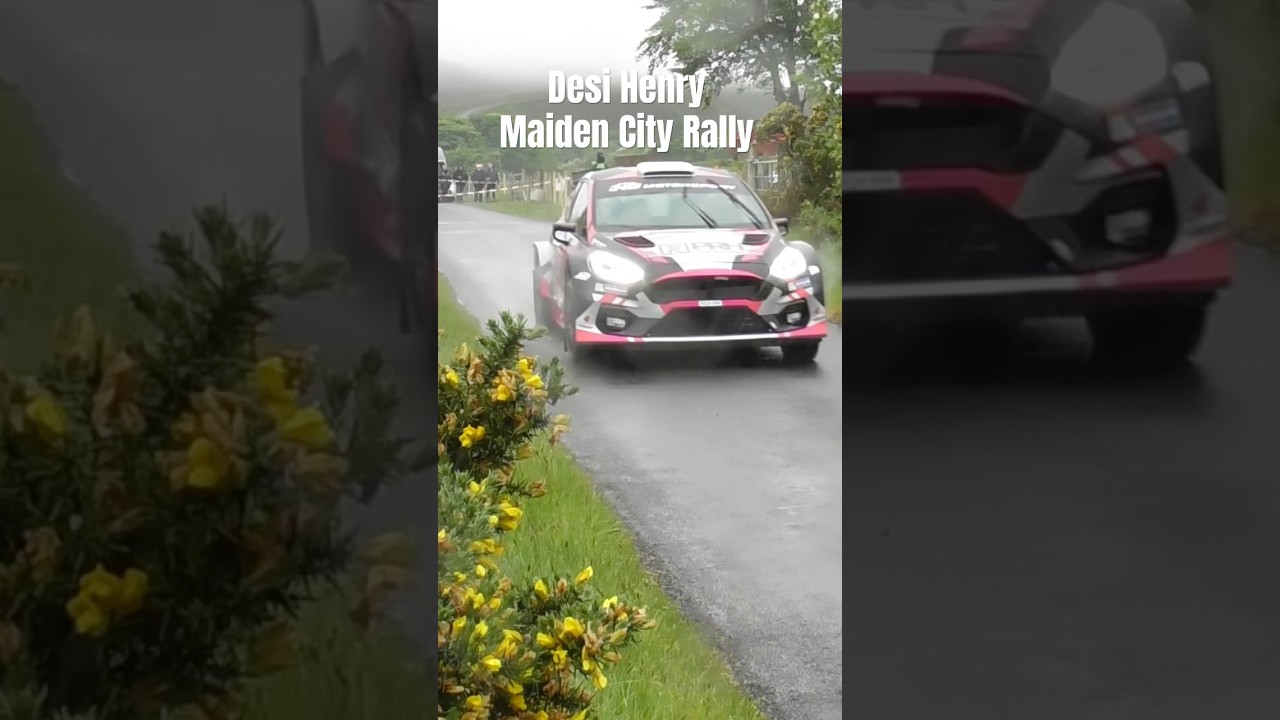 &ldquo;Desi Henry on the edge! 💥 Throwing the Fiesta Rally2 through the Maiden City stages like a boss