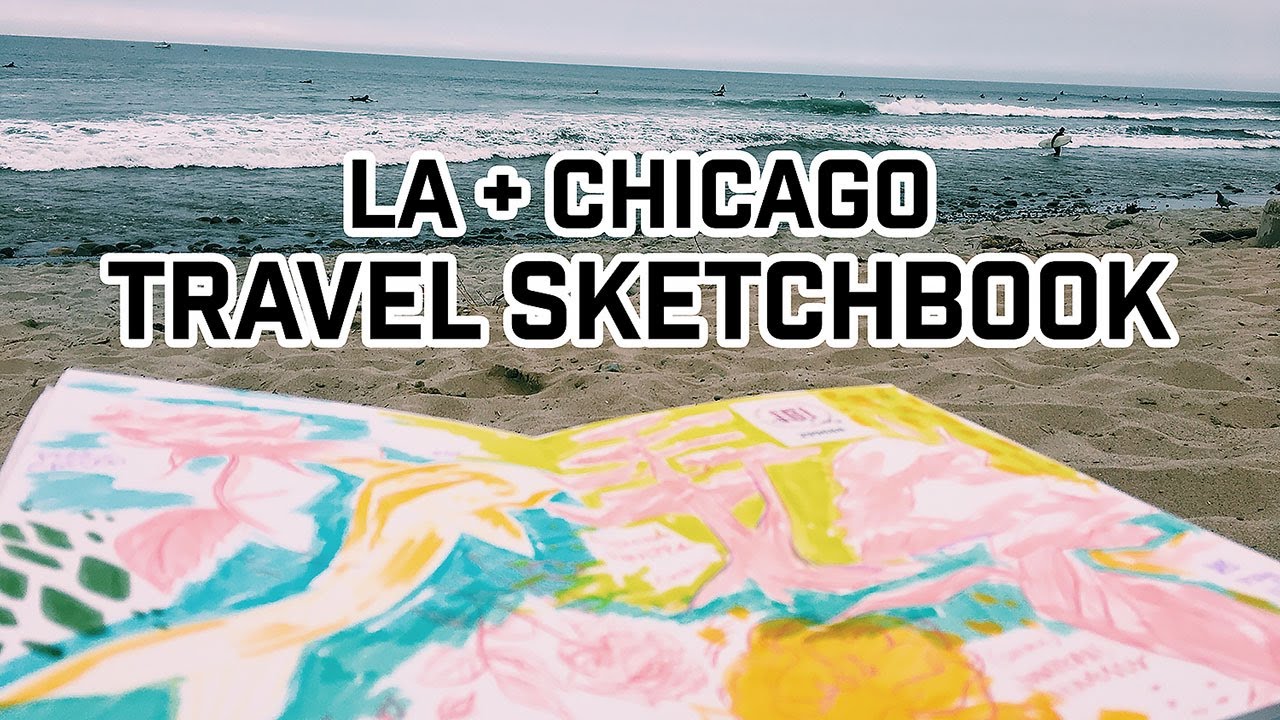 la + chicago travel sketchbook tour