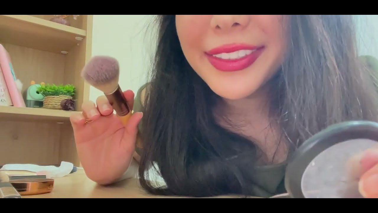 ASMR doing your date makeup 💄 #asmr #visualtingle 