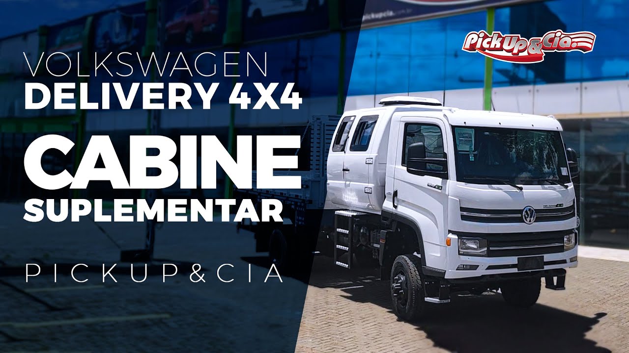 Cabine Suplementar 6 Lugares - Volkswagen Delivery 4x4 - Pickup&Cia