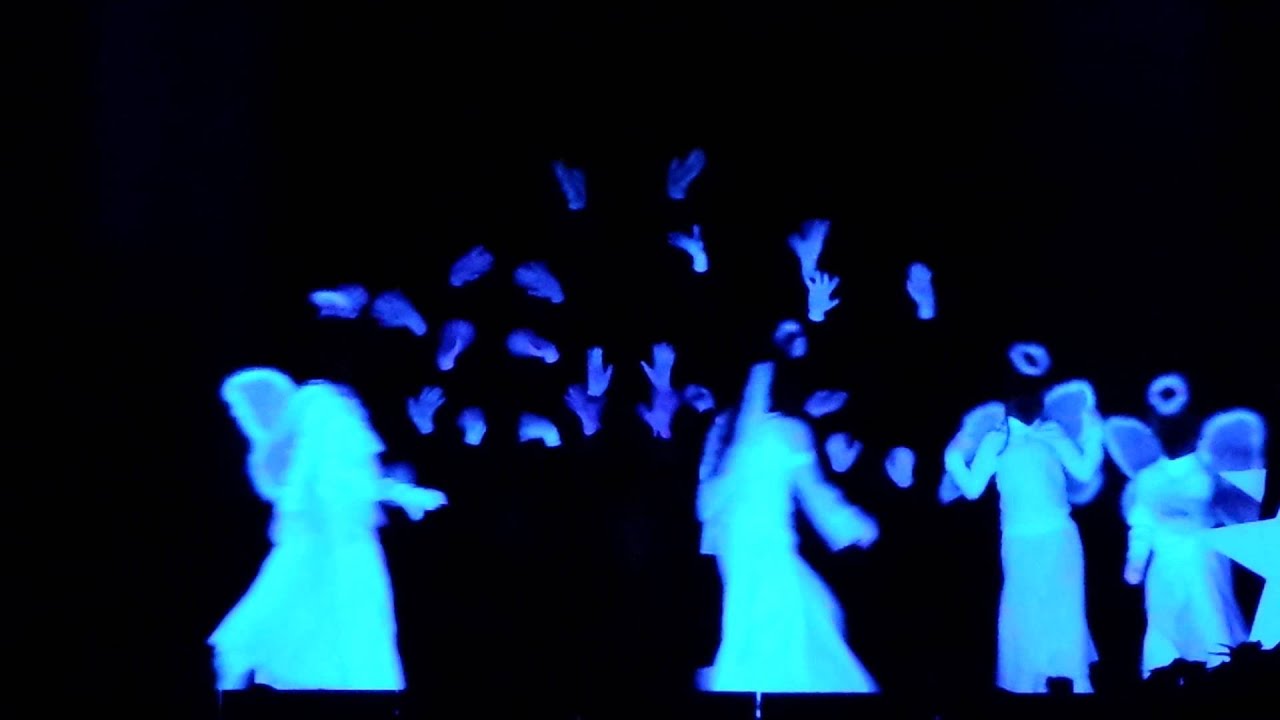 Black-light presentation of It's About The Cross