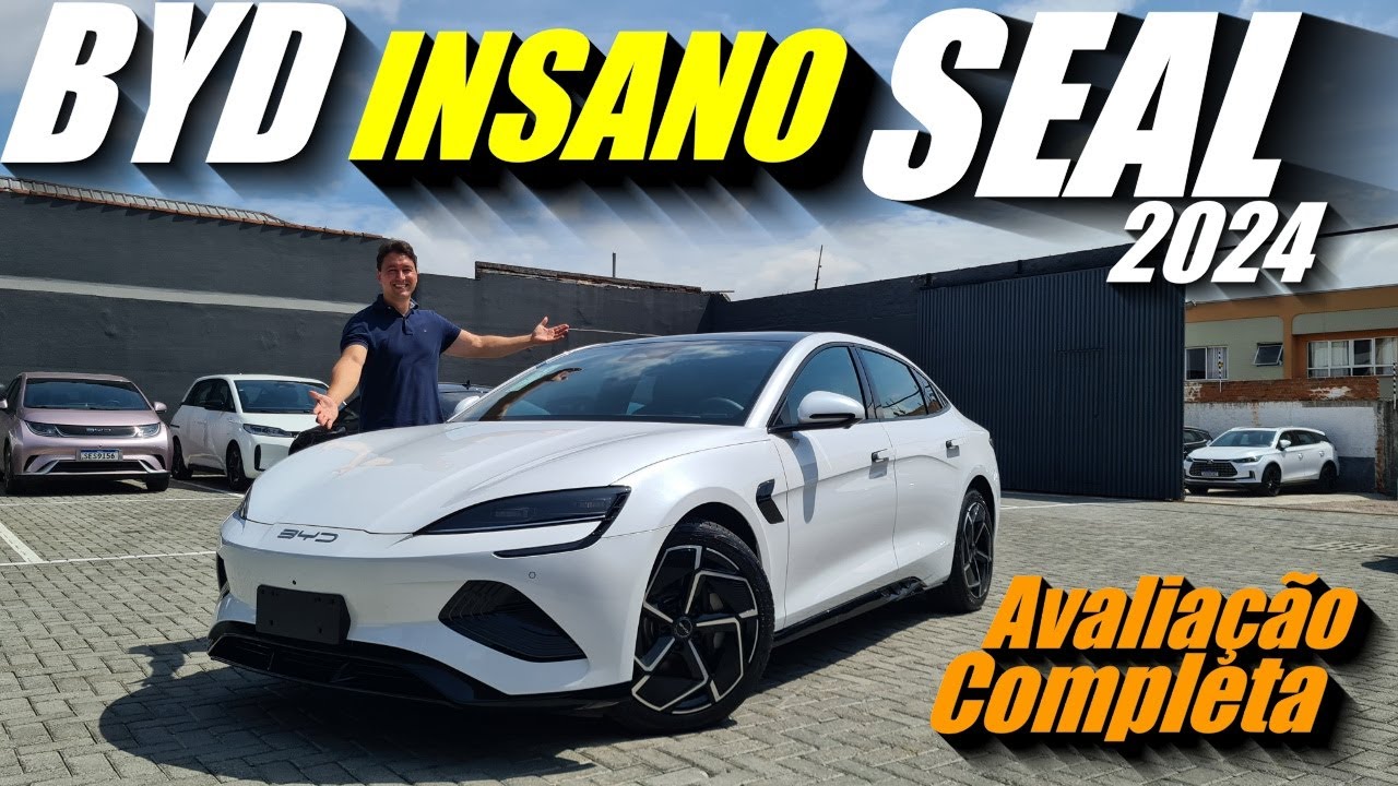 BYD SEAL 2024 - Novo Preço? Fiz 0 a 100 em menos de 3,8s! Avaliação completa. Insano!!!