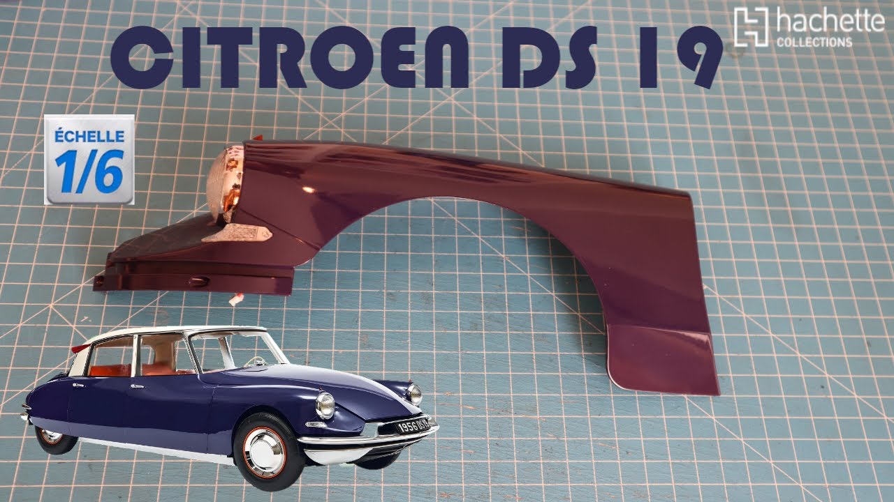 Construisez la Citroën DS 19 1/6 @Hachette Collections  1