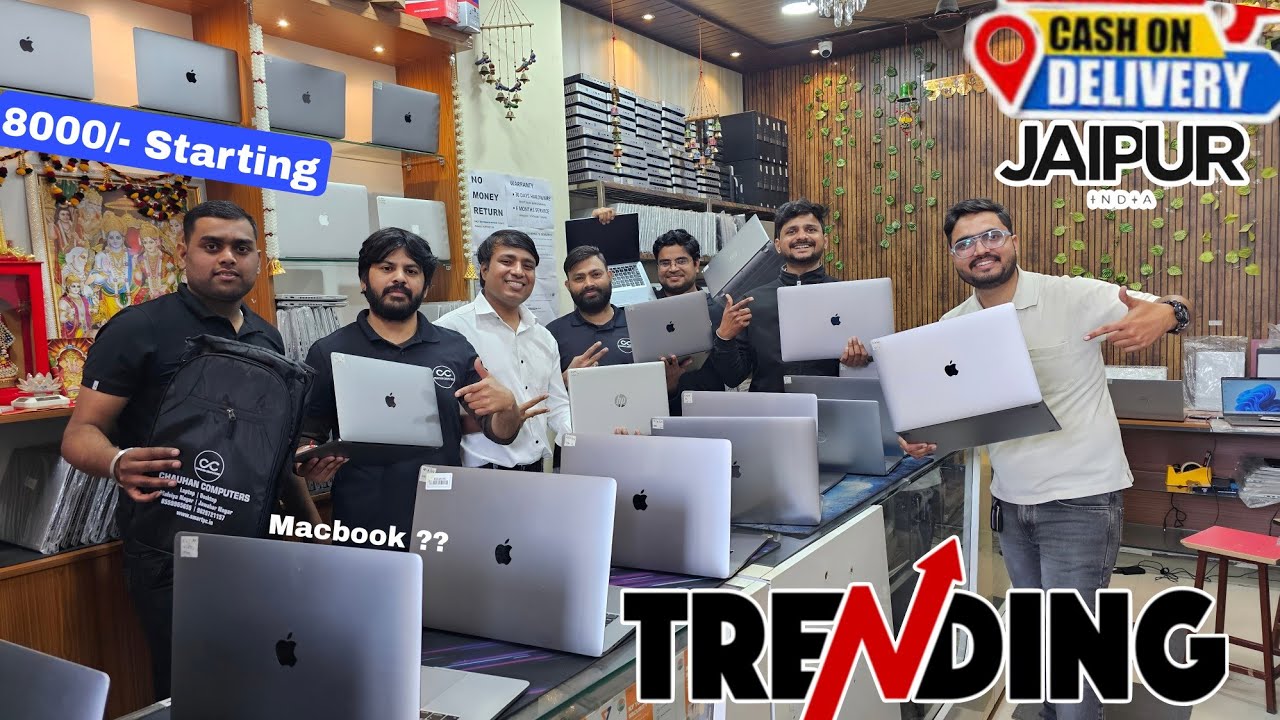 8XXX /- से  शुरू Laptops & MacBook | Second Hand Laptop Market in Jaipur | Laptop Market Jaipur 2025