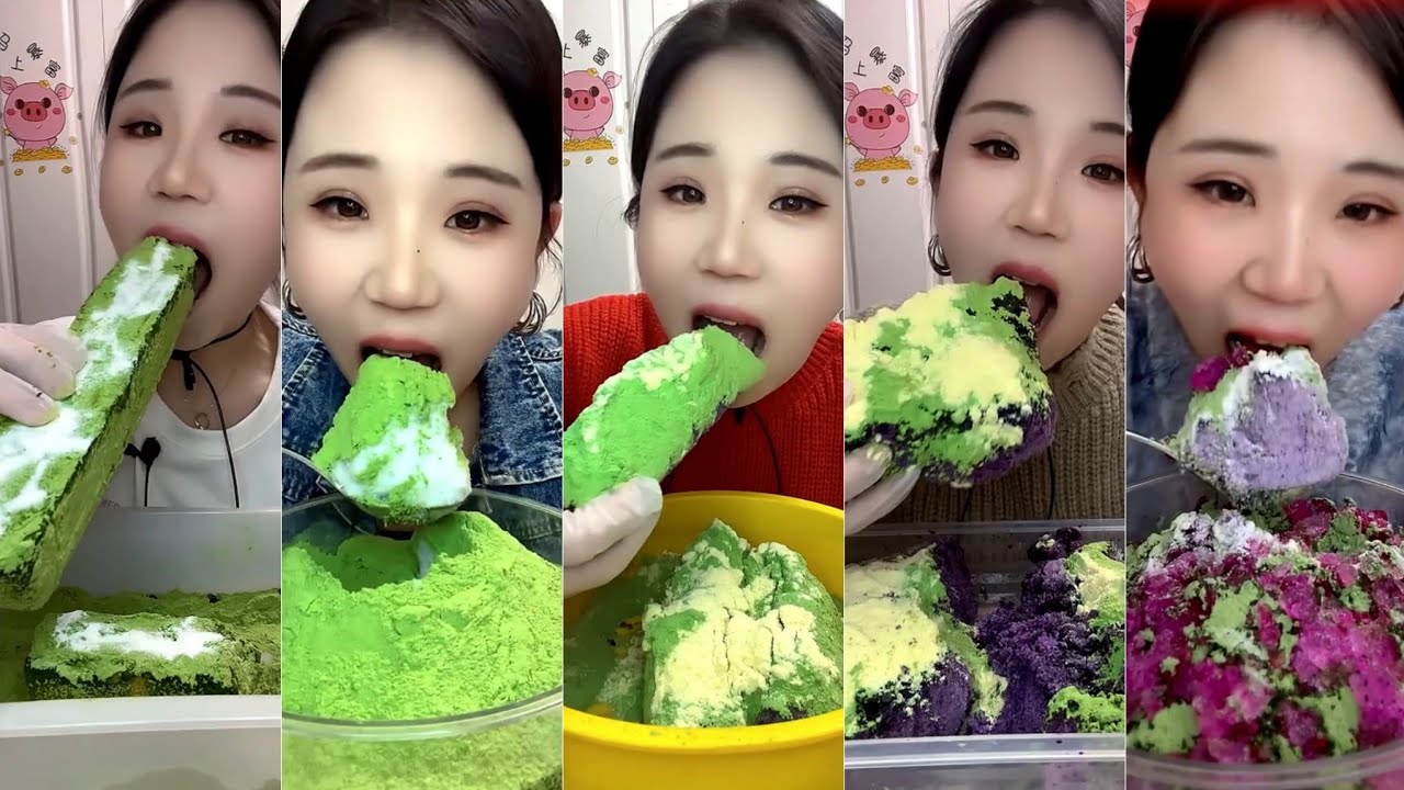 ASMR her new ice eating only bites