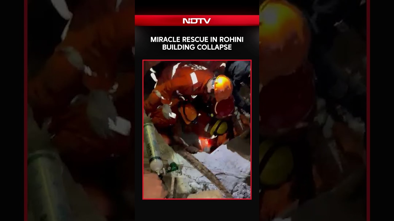 Miracle Rescue In Rohini Building Collapse