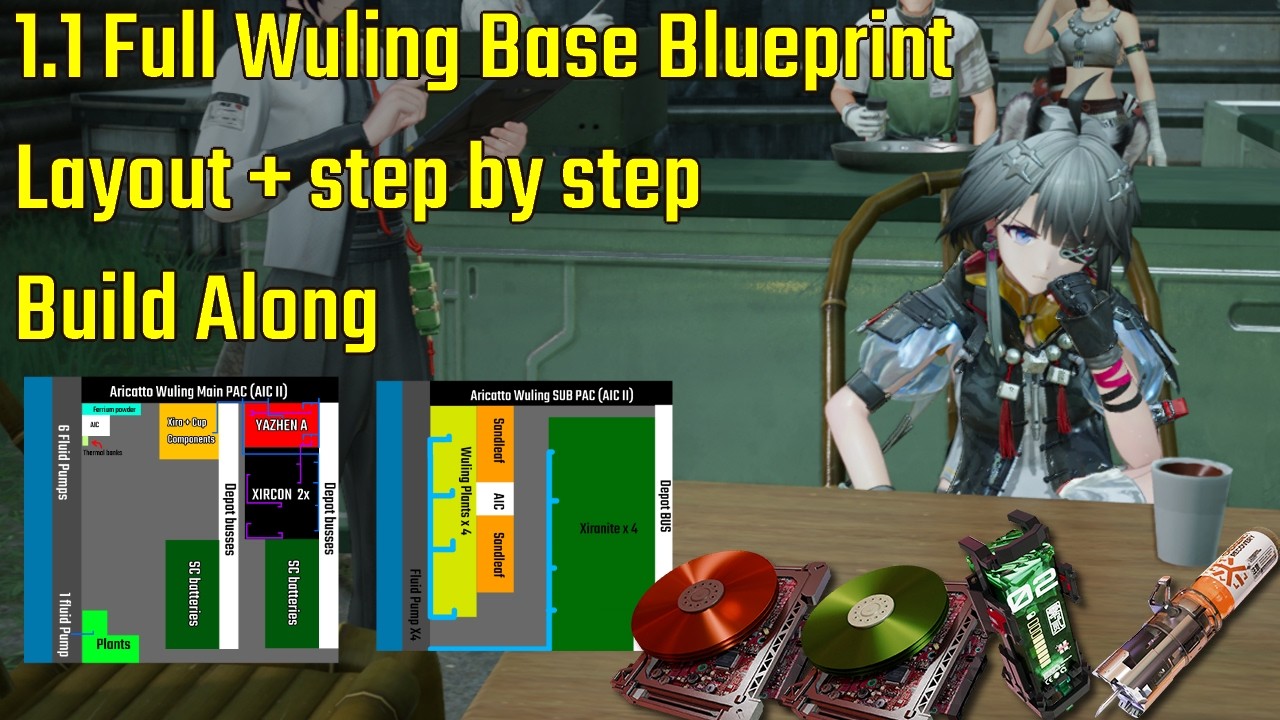 1.1 Wuling Full base (AIC II) step by step Guide Blueprints in the description