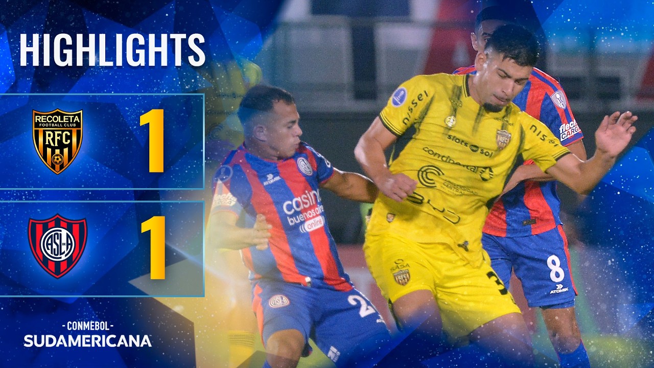 RECOLETA vs. SAN LORENZO | HIGHLIGHTS | CONMEBOL SUDAMERICANA 2026