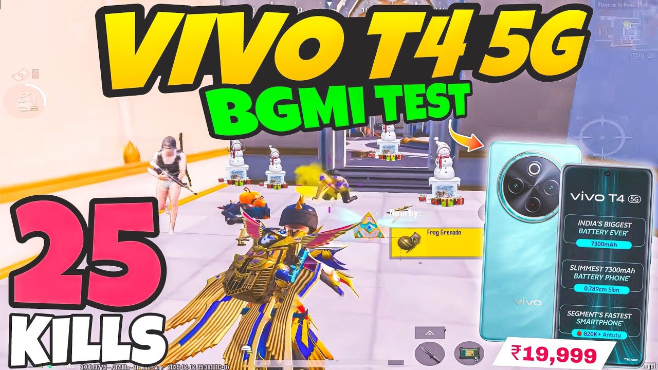 🔥Vivo T4: 90fps BGMI Gameplay - Smooth or Laggy?
