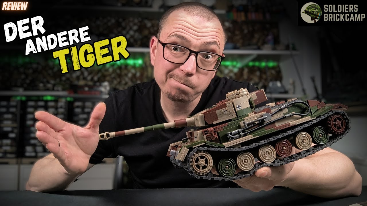 Endlich einen Tiger I (P) als Klemmbausteinset! | QuanGuan Tiger I (P) 100302 Limited Edition