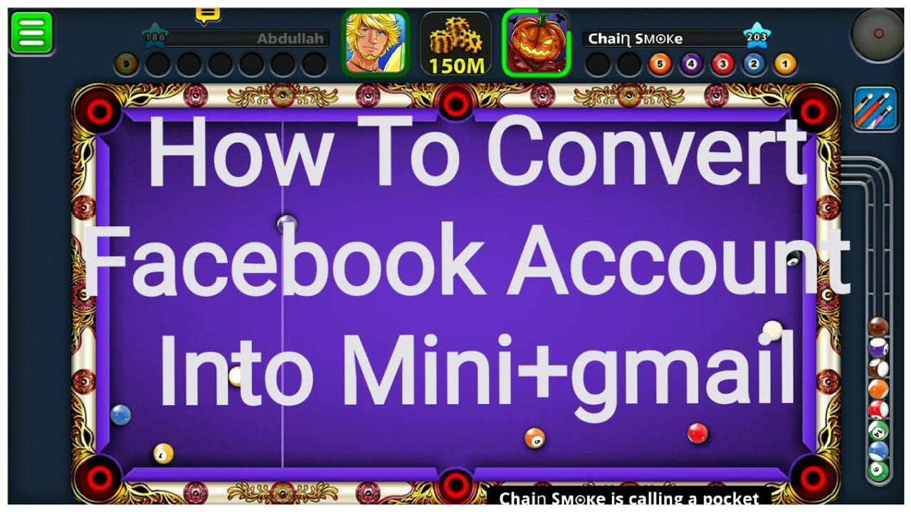 How to convert fb account into Gmail+miniclip
