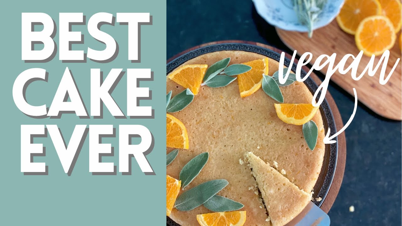 VEGAN Orange Cake Recipe | Soft, Moist (Grandma's Recipe)