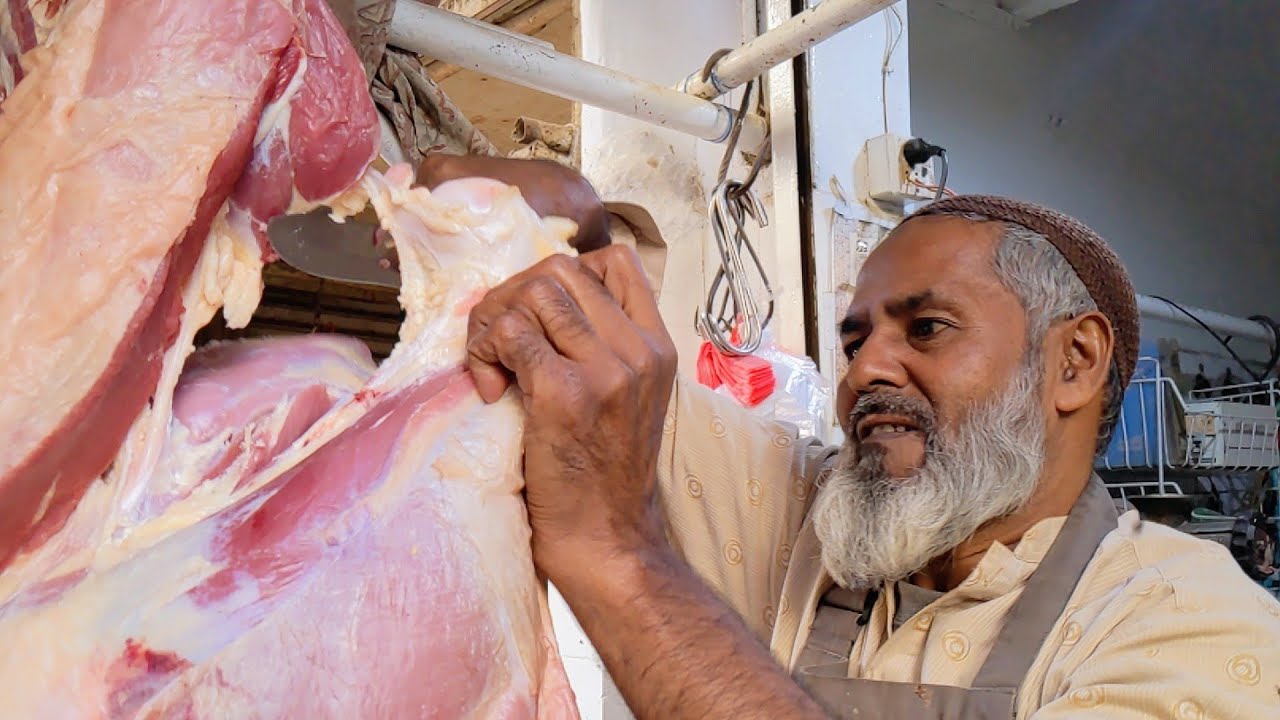 Amazing beef round butchery Outstanding cutting #beefcuttingskills #subscribe #butcher